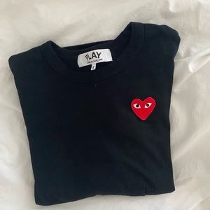 Comme Des Garcons Play Heart Logo T shirt